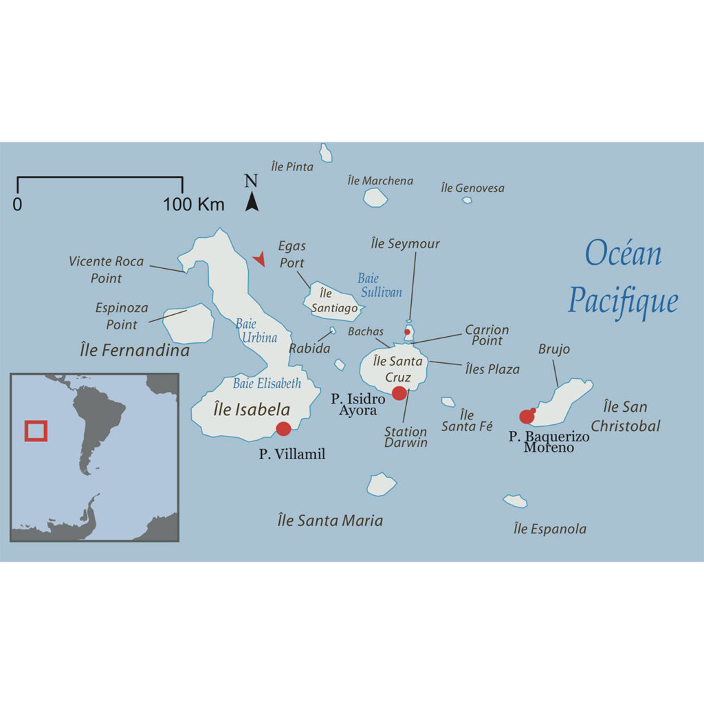Carte Galapagos