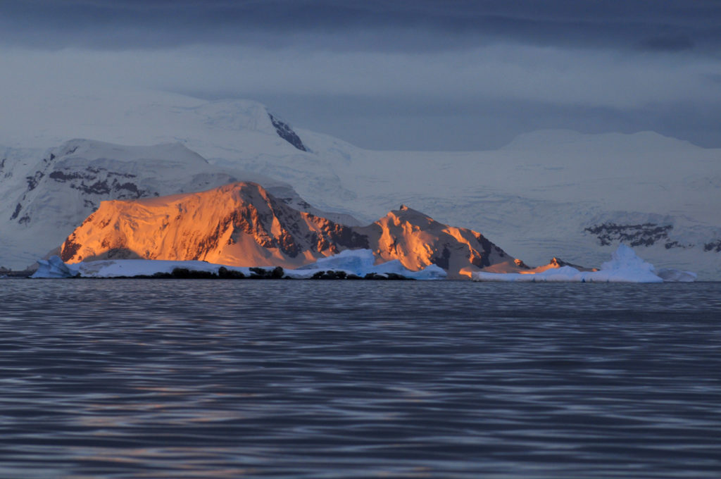 Croisiere Antarctique Coucher de Soleil