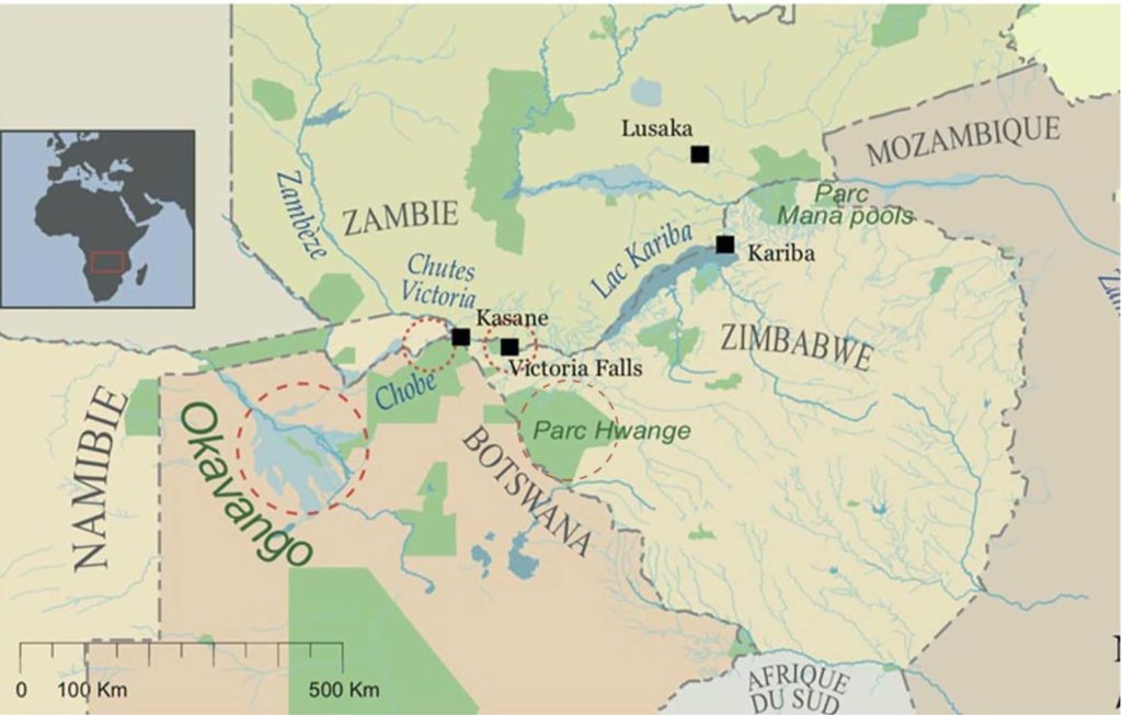 Carte Zambeze