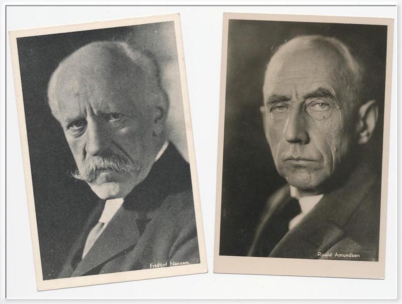 Nansen et Roald Amundsen