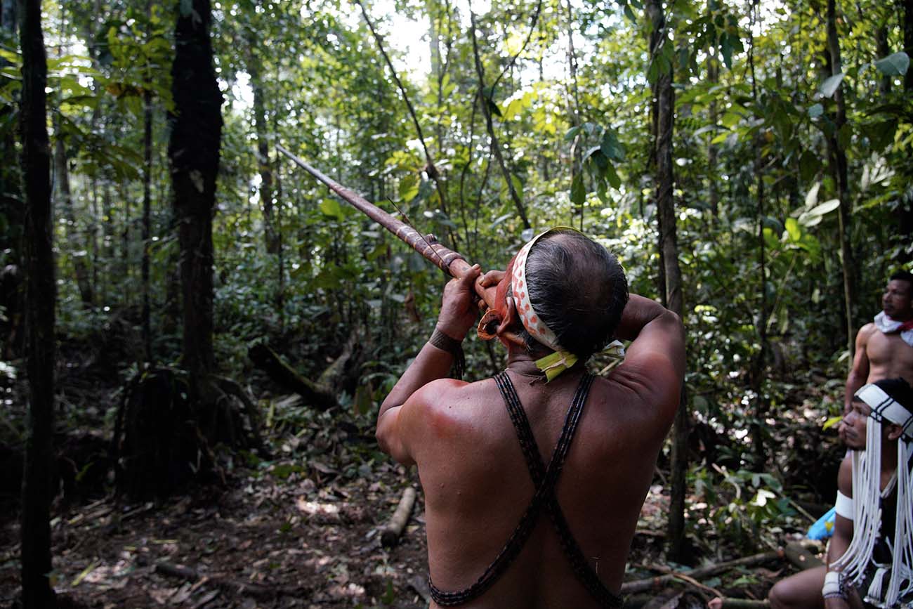 Indien Matis Croisière Amazonie Jangada