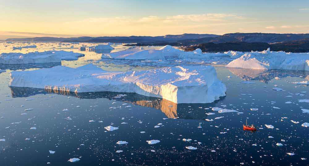 Allée des Icebergs, Groenland