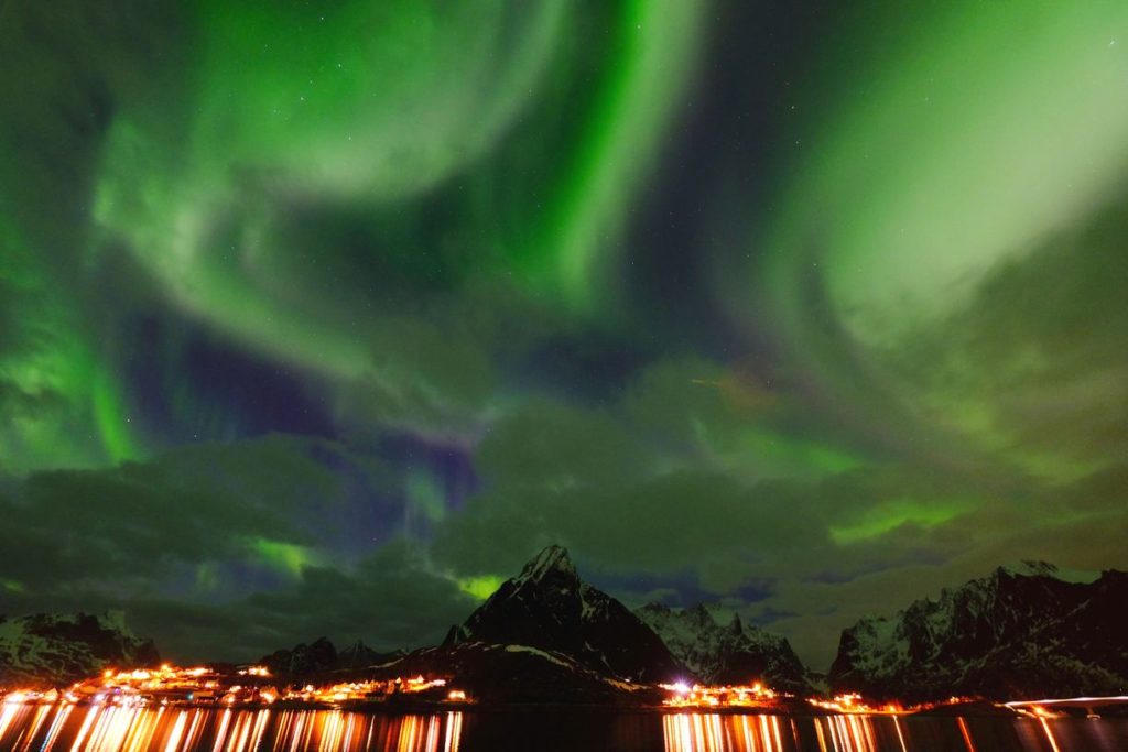 Croisière Lofoten aurore boréale