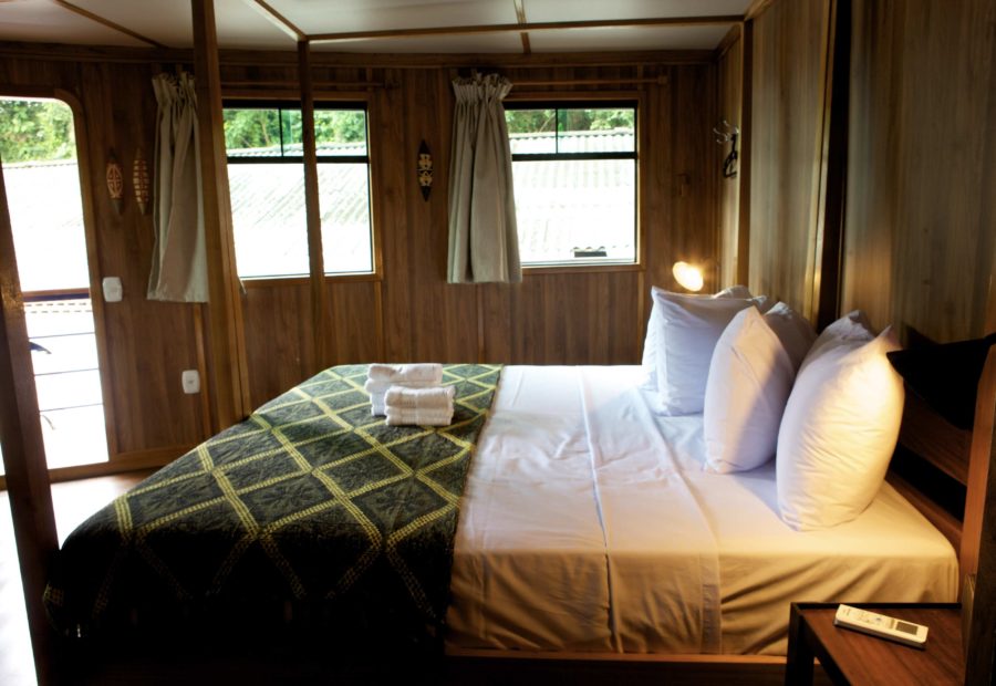 Des cabines spacieuses et confortables décorées avec raffinement