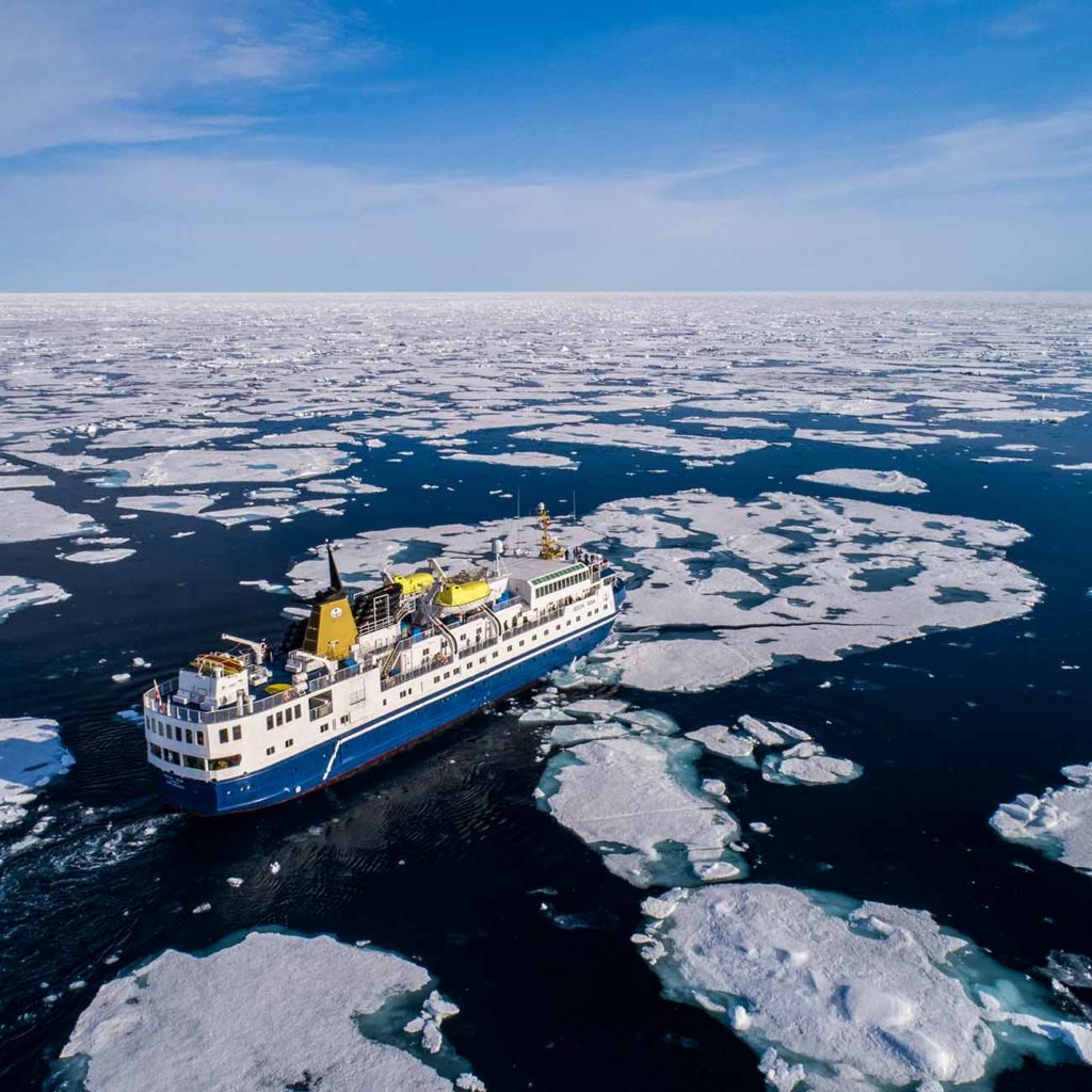 Découverte de la Banquise sur l'Ocean Nova lors de la Croisiere Polaire au Spitzberg