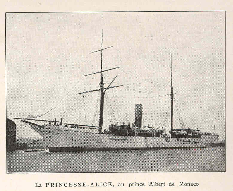 Bateau - Princesse Alice du Prince Albert de Monaco