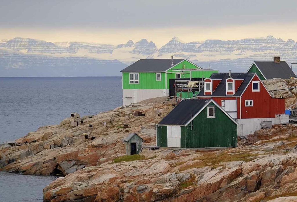 Ittoqqortoormiit sur la côte ouest du Groenland