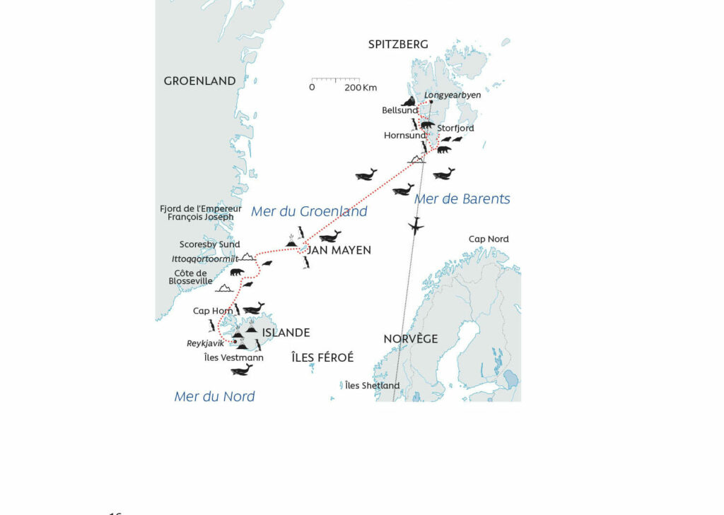 La Grande Route Polaire - Carte