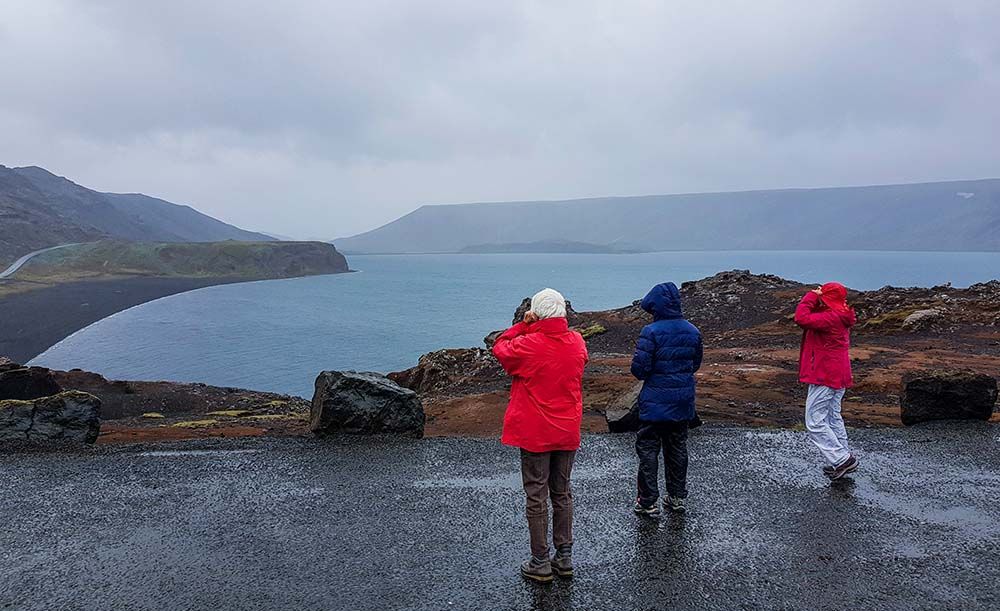 Islande lac Kleifarvatn