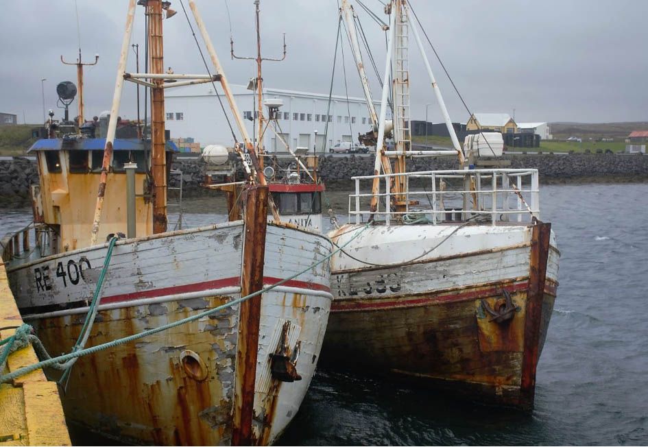 Port de pêche de Gindavik Islande