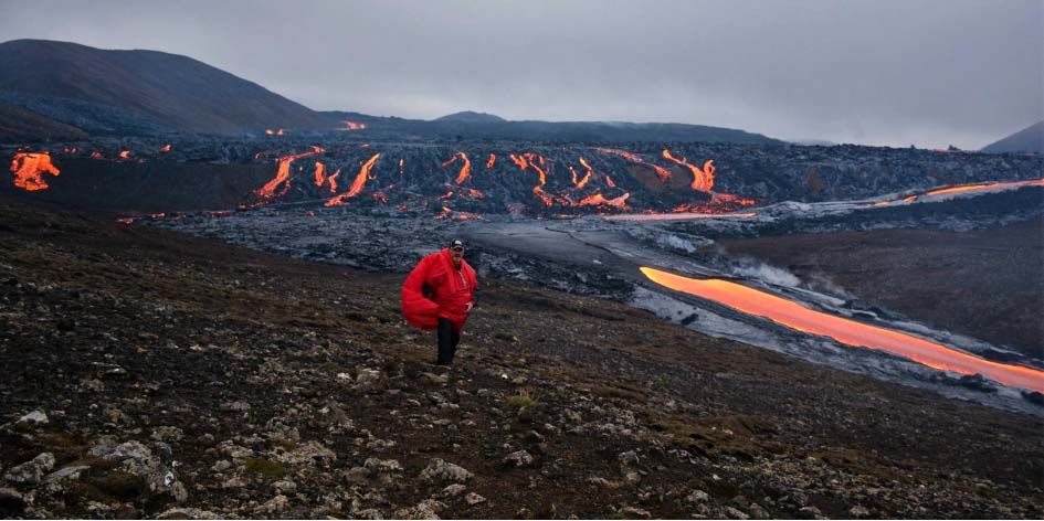 Volcan éruption Islande Fagradalsfjall