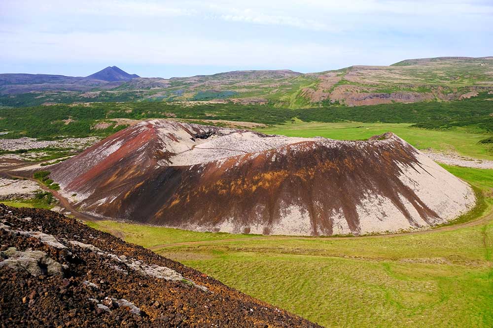 Cratère Grábrók Islande