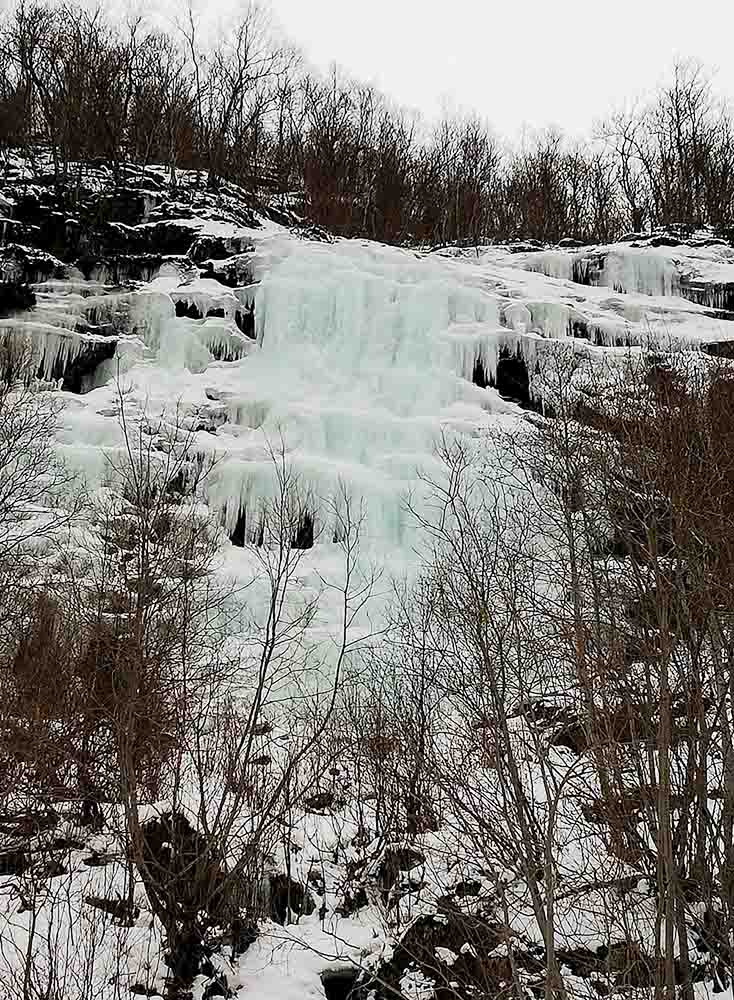 Cascade gelée Norvège