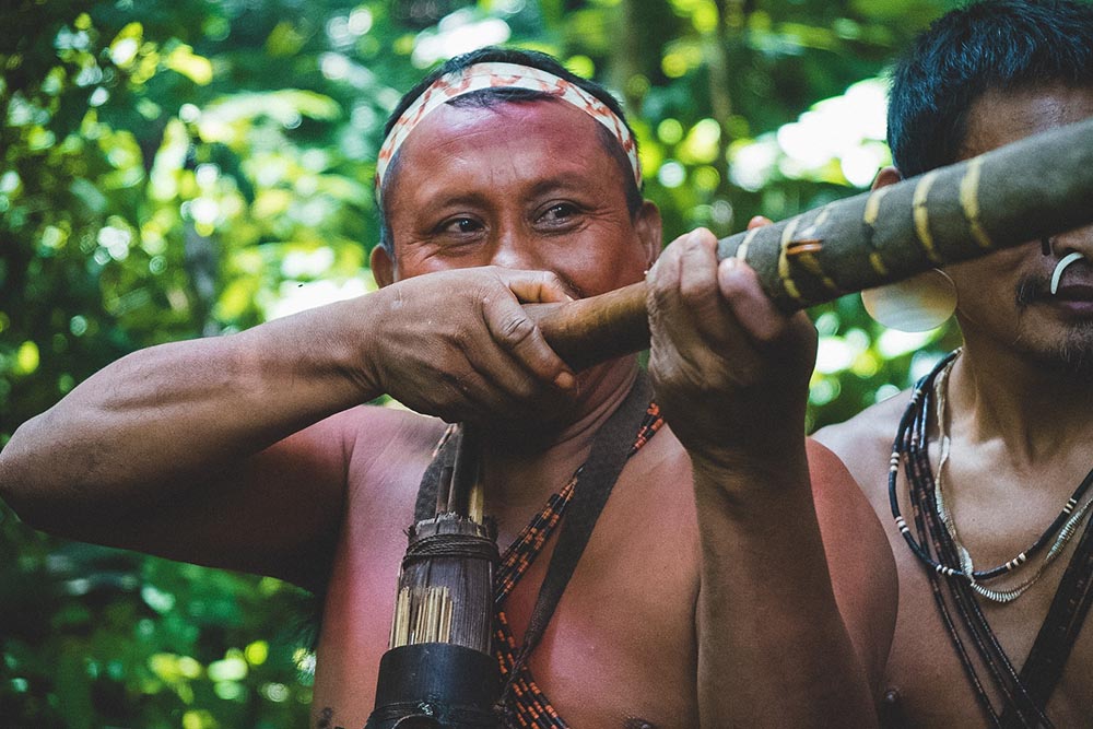 INDIENS MATIS AMAZONIE