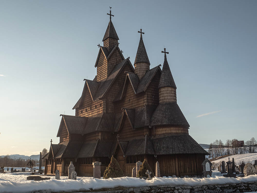 Eglise bois debout Norvège