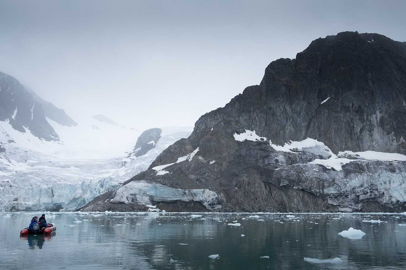 Zodiac Glacier Spitzberg