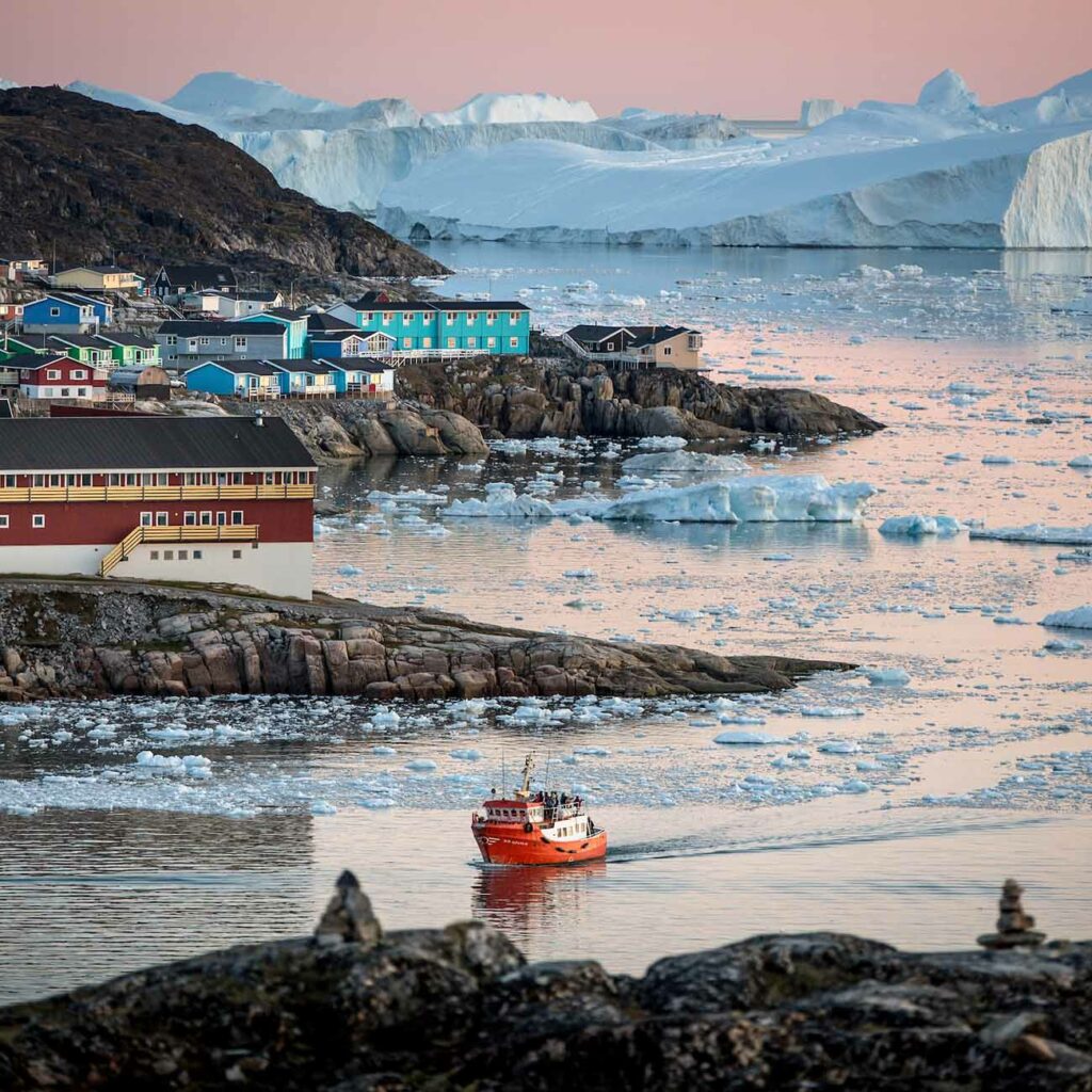 Bateau Ilulissat Iceberg Groenland