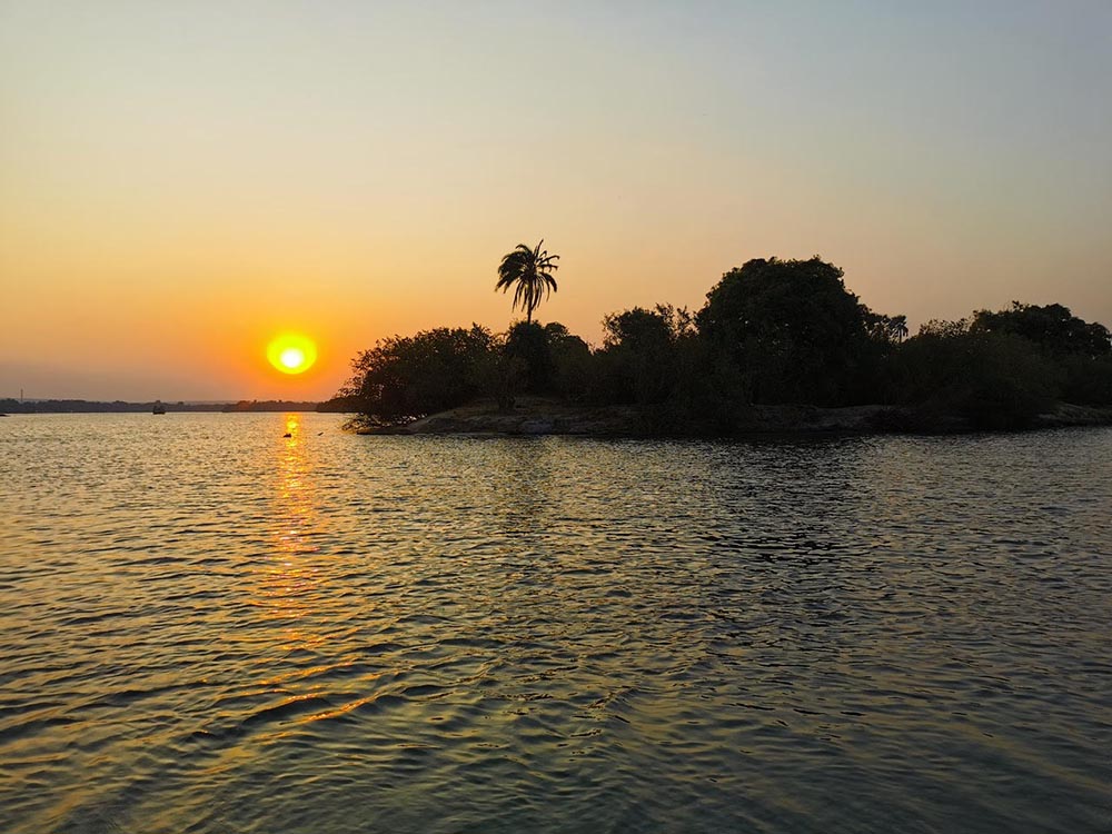 Coucher de soleil au Zambèze