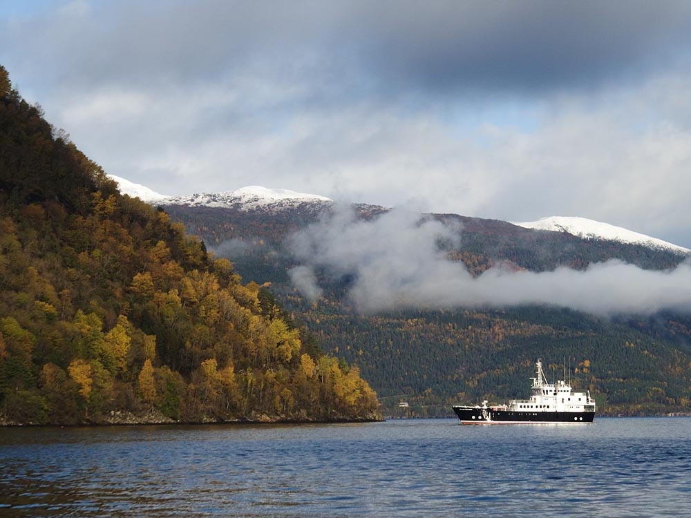 Fjords de Norvège en automne