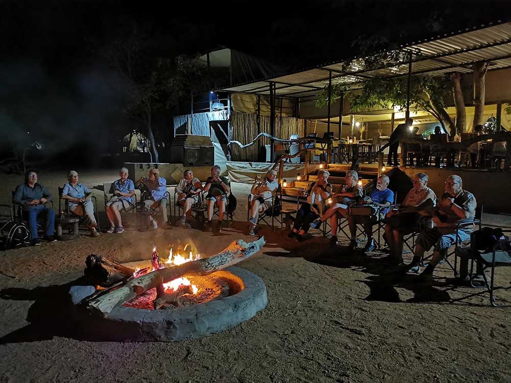 Soirée autour du feu