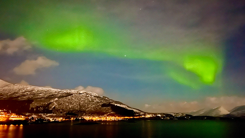 Tromso aurores boréales