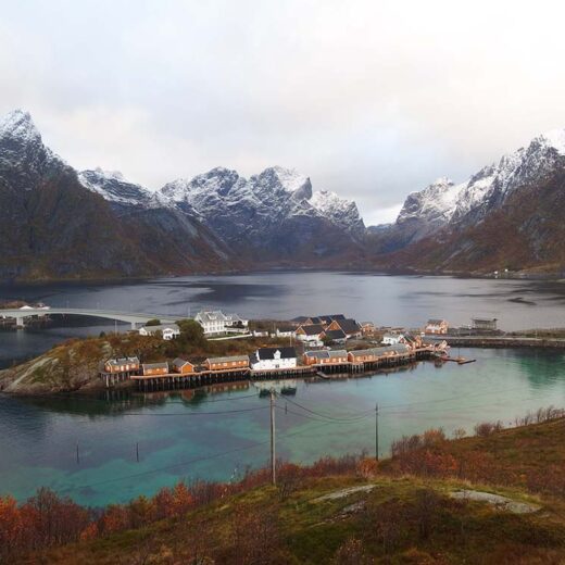 Paysage Norvege Automne 2
