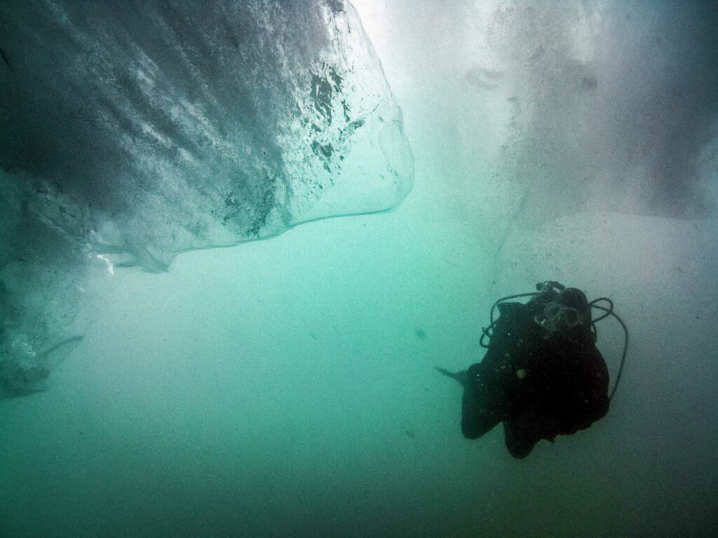 Plongée Polaire Iceberg Spitzberg 2