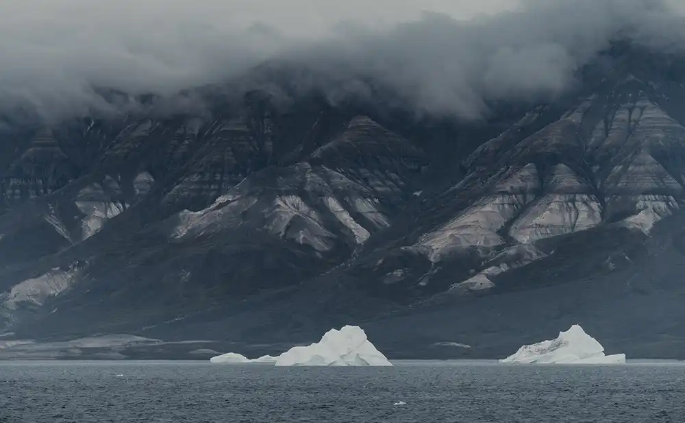 Vers le glacier Eqi Groenland