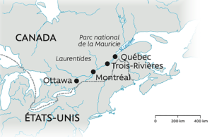 Carte nouvel an Quebec