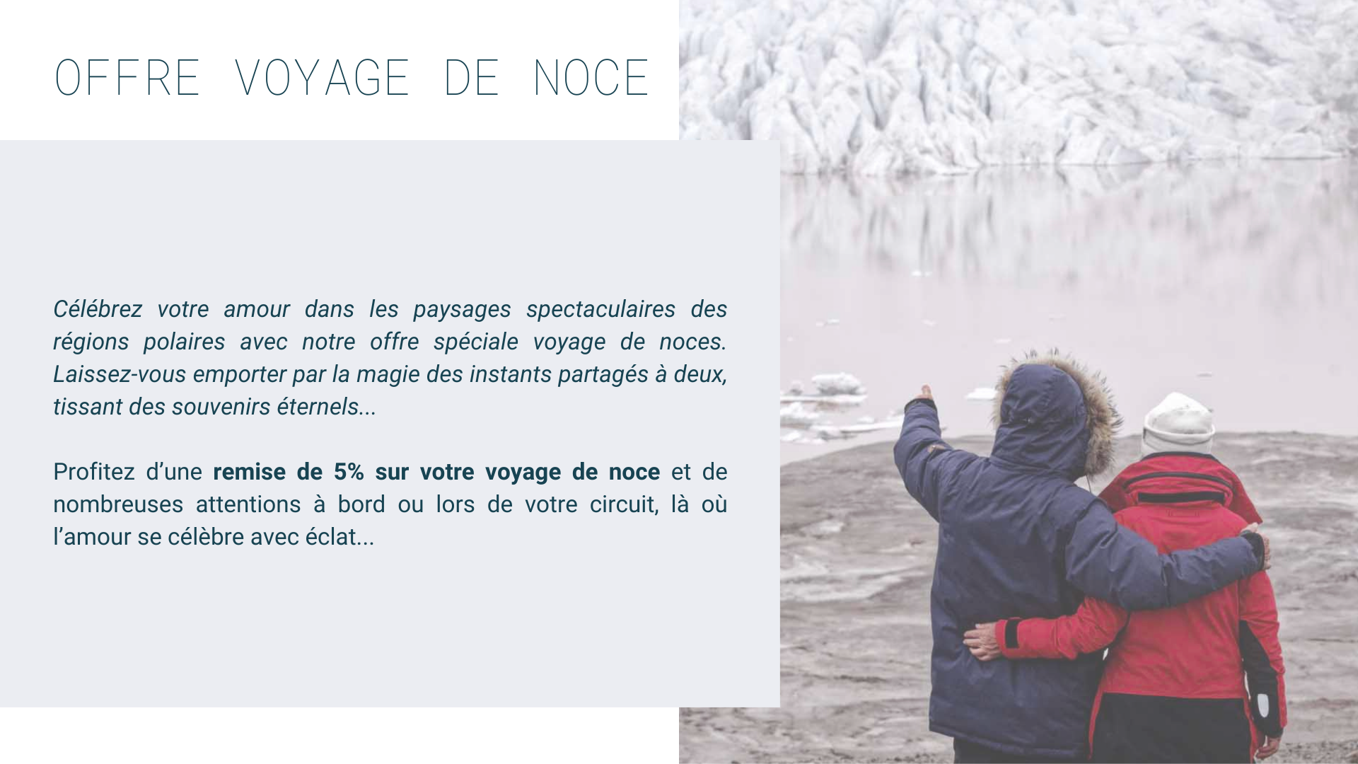 Offre Voyage de noce