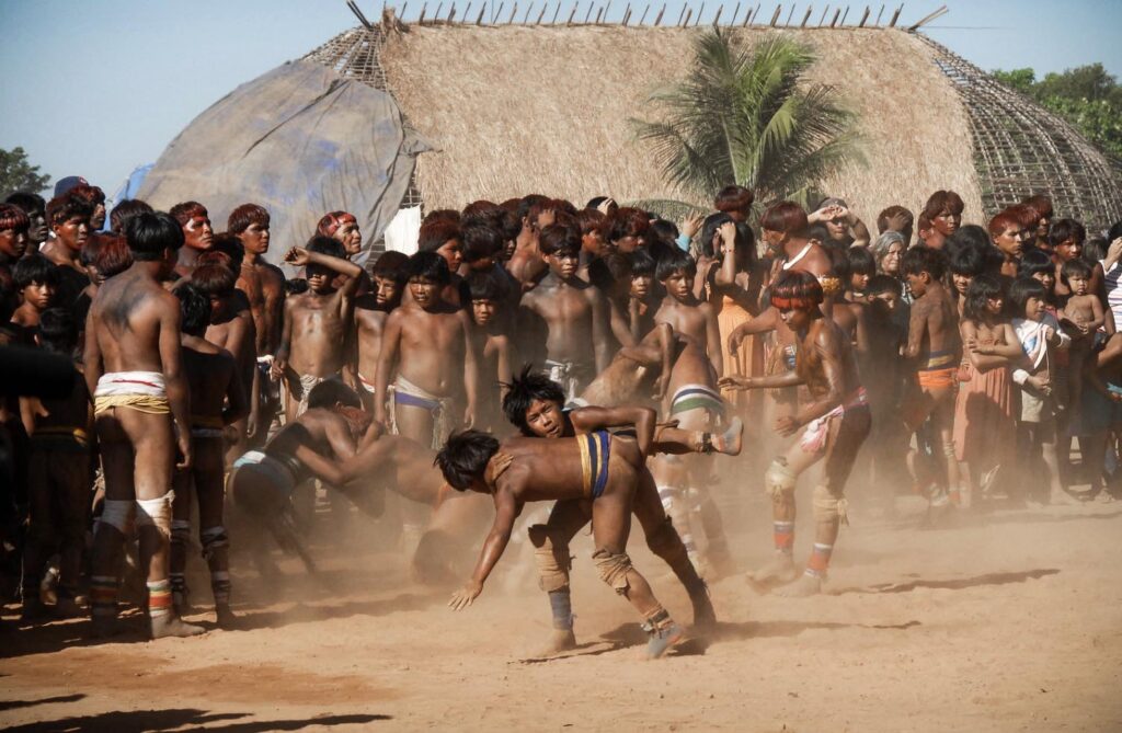 Lutte Huka Huka Xingu Amazonie