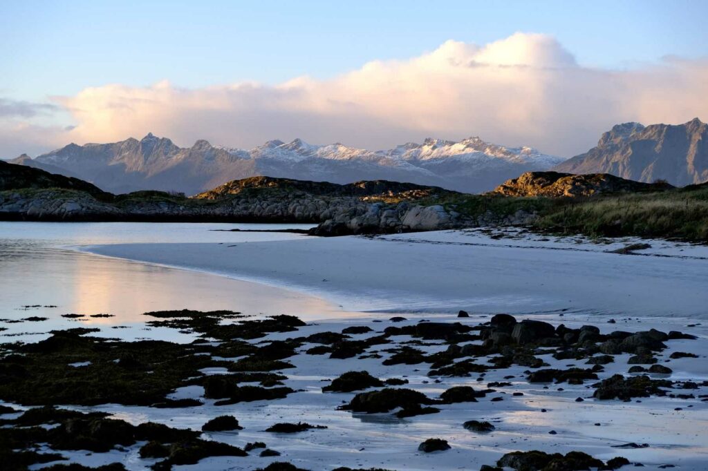 Skrova plage Norvège